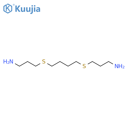 1-Propanamine, 3,3'-[1,4-butanediylbis(thio)]bis- structure