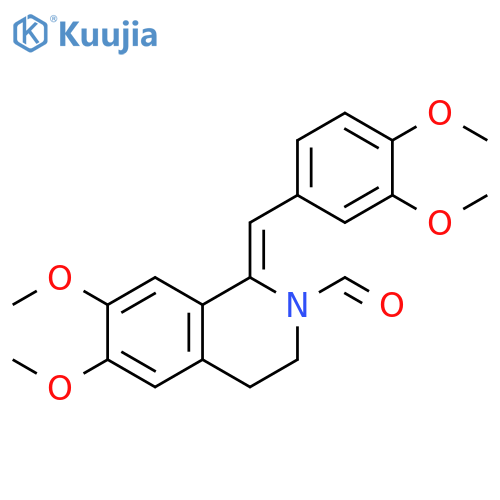 2(1H)-Isoquinolinecarboxaldehyde, 1-[(3,4-dimethoxyphenyl)methylene]-3,4-dihydro-6,7-dimethoxy-, (1Z)- structure