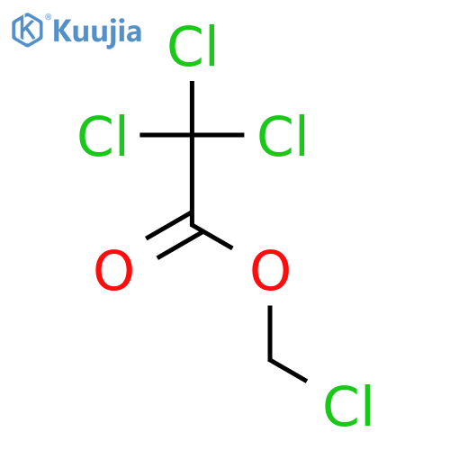 ACETIC ACID, TRICHLORO-, CHLOROMETHYL ESTER structure