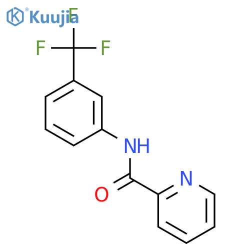 N-3-(trifluoromethyl)phenylpyridine-2-carboxamide structure