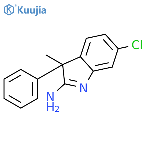 3H-Indol-2-amine, 6-chloro-3-methyl-3-phenyl- structure