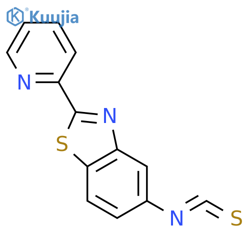 Benzothiazole, 5-isothiocyanato-2-(2-pyridinyl)- structure