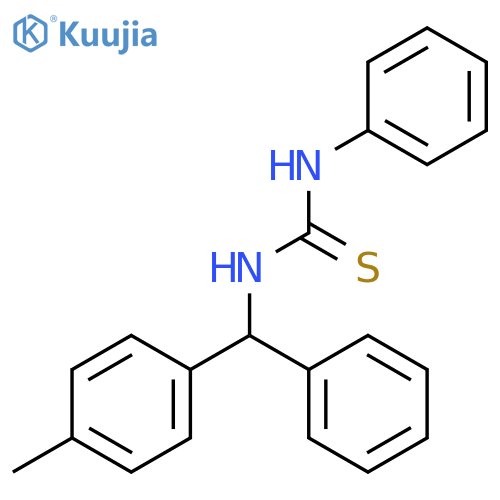 Thiourea, N-[(4-methylphenyl)phenylmethyl]-N'-phenyl- structure