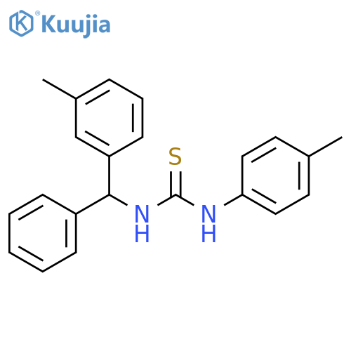 Thiourea, N-(4-methylphenyl)-N'-[(3-methylphenyl)phenylmethyl]- structure