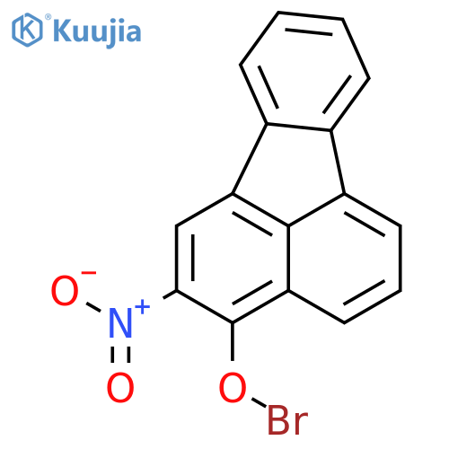 HYPOBROMOUS ACID, 2-NITRO-3-FLUORANTHENYL ESTER structure