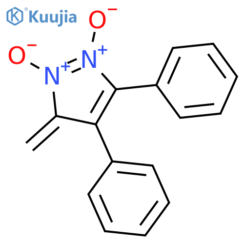 3H-Pyrazole, 3-methylene-4,5-diphenyl-, 1,2-dioxide structure