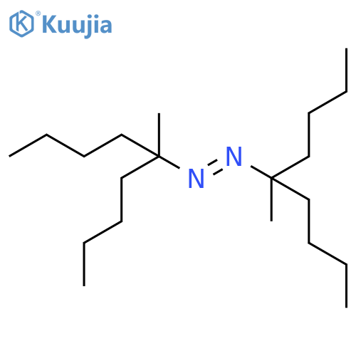 Diazene, bis(1-butyl-1-methylpentyl)- structure