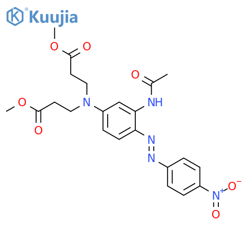 methyl N-[3-(acetylamino)-4-[(4-nitrophenyl)azo]phenyl]-N-(3-methoxy-3-oxopropyl)-&#x3B2;-alaninate structure