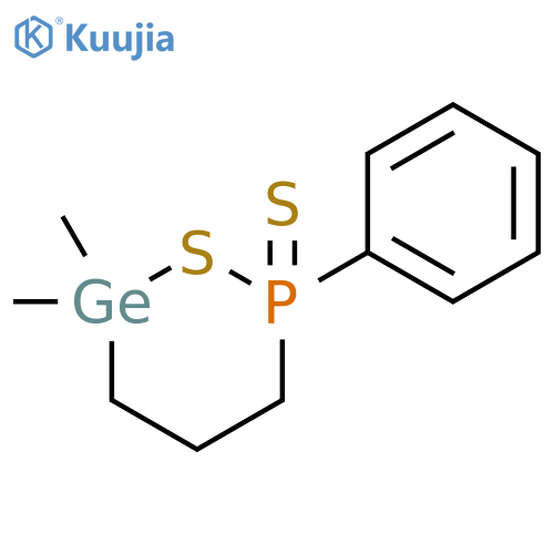 2H-1,2,6-Thiaphosphagermin, tetrahydro-6,6-dimethyl-2-phenyl-, 2-sulfide structure