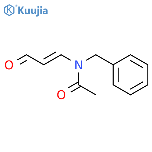 Acetamide, N-(3-oxo-1-propenyl)-N-(phenylmethyl)- structure