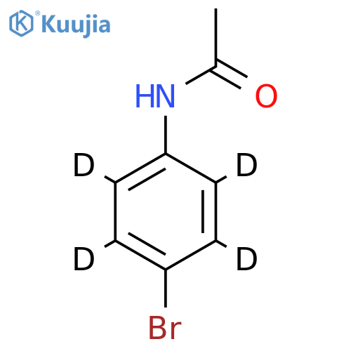 N-(4-bromo-2,3,5,6-tetradeuterio-phenyl)acetamide structure