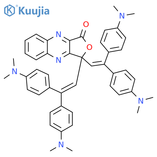 Furo[3,4-b]quinoxalin-1(3H)-one,3,3-bis[2,2-bis[4-(dimethylamino)phenyl]ethenyl]- structure