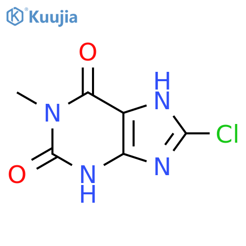 8-Chloro-1-methylxanthine structure