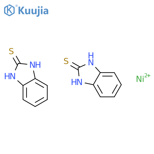 2H-Benzimidazole-2-thione, 1,3-dihydro-, nickel(2+) salt (2:1) structure
