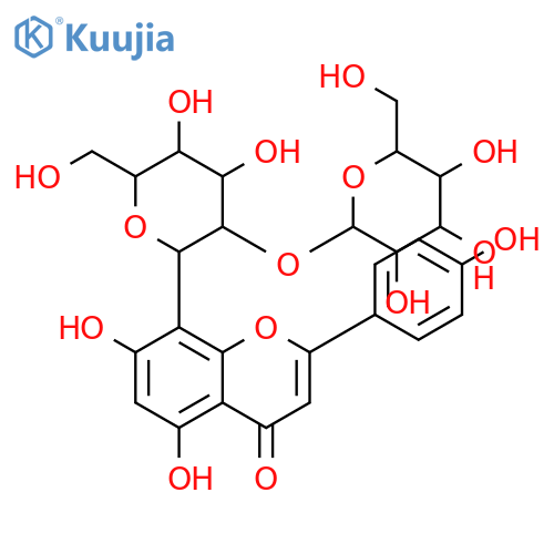 8-[(2s,3r,4s,5s,6r)-4,5-dihydroxy-6-(hydroxymethyl)-3-[(2s,3r,4s,5s,6r)-3,4,5-trihydroxy-6-(hydroxymethyl)oxan-2-yl]oxyoxan-2-yl]-5,7-dihydroxy-2-(4-hydroxyphenyl)chromen-4-one structure