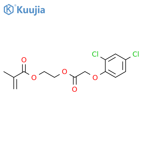 2-Propenoic acid, 2-methyl-, 2-[[2-(2,4-dichlorophenoxy)acetyl]oxy]ethyl ester structure