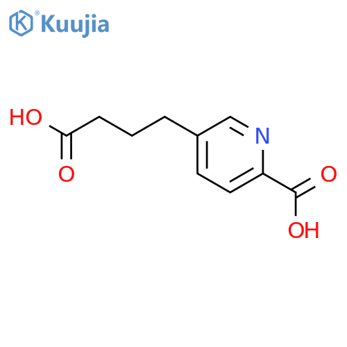 3-Pyridinebutanoicacid, 6-carboxy- structure