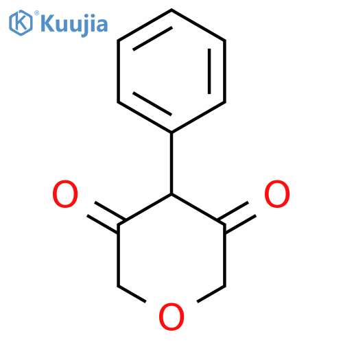 2H-Pyran-3,5(4H,6H)-dione, 4-phenyl- structure