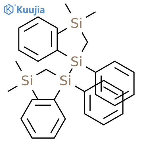 Disilane, 1,1,2,2-tetraphenyl-1,2-bis[(trimethylsilyl)methyl]- structure