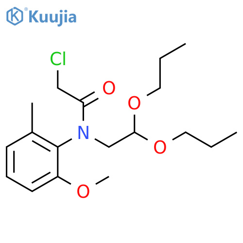 Acetamide,2-chloro-N-(2,2-dipropoxyethyl)-N-(2-methoxy-6-methylphenyl)- structure