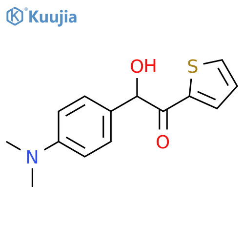 ETHANONE, 2-[4-(DIMETHYLAMINO)PHENYL]-2-HYDROXY-1-(2-THIENYL)- structure