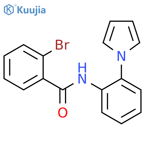 2-bromo-N-2-(1H-pyrrol-1-yl)phenylbenzamide structure