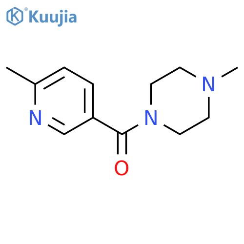 Piperazine, 1-methyl-4-[(6-methyl-3-pyridinyl)carbonyl]- structure