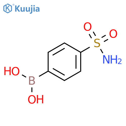 (4-sulfamoylphenyl)boronic acid structure