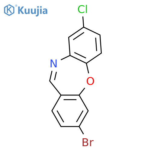 Dibenz[b,f][1,4]oxazepine, 3-bromo-8-chloro- structure