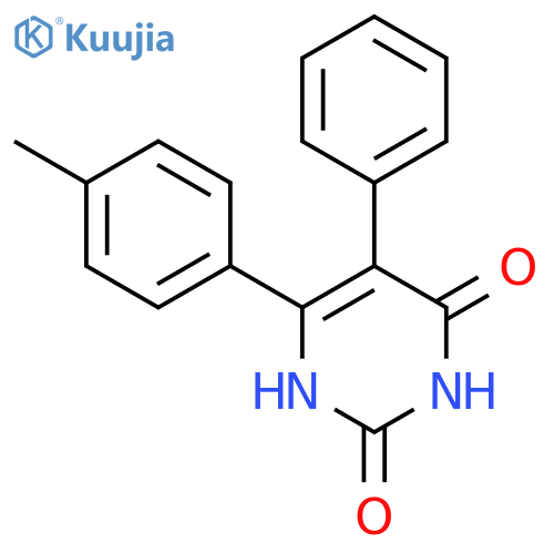 2,4(1H,3H)-Pyrimidinedione, 6-(4-methylphenyl)-5-phenyl- structure
