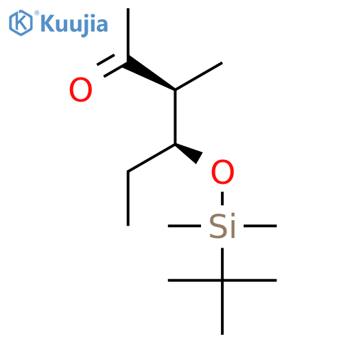 2-Hexanone, 4-[[(1,1-dimethylethyl)dimethylsilyl]oxy]-3-methyl-, (3S,4S)- structure