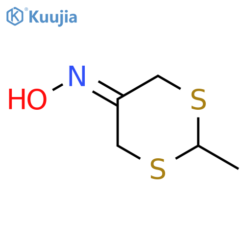 N-hydroxy-2-methyl-1,3-dithian-5-imine structure