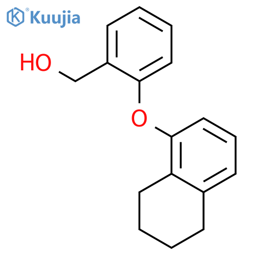 BENZENEMETHANOL, 2-[(5,6,7,8-TETRAHYDRO-1-NAPHTHALENYL)OXY]- structure