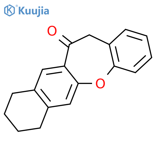 Benzo[b]naphth[2,3-f]oxepin-12(13H)-one, 7,8,9,10-tetrahydro- structure