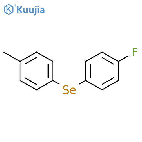 BENZENE, 1-FLUORO-4-[(4-METHYLPHENYL)SELENO]- structure
