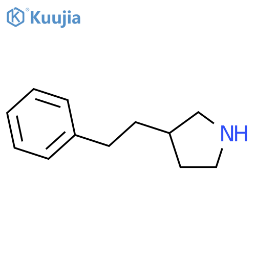 3-(2-phenylethyl)pyrrolidine structure