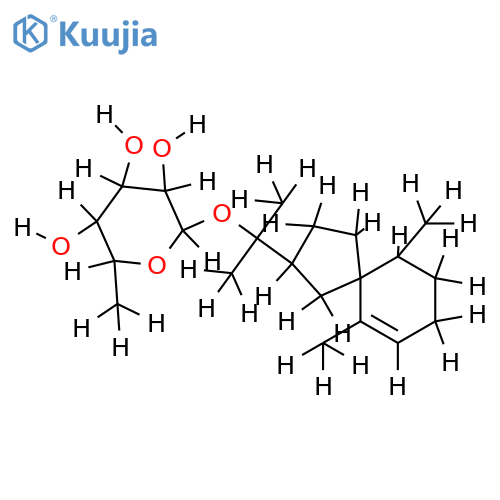 beta-D-Fucopyranoside-1(10)-Spirovetiven-11-ol structure