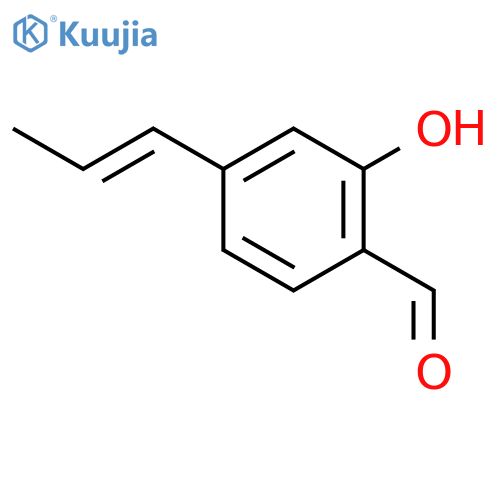 BENZALDEHYDE, 2-HYDROXY-4-(1-PROPENYL)- structure