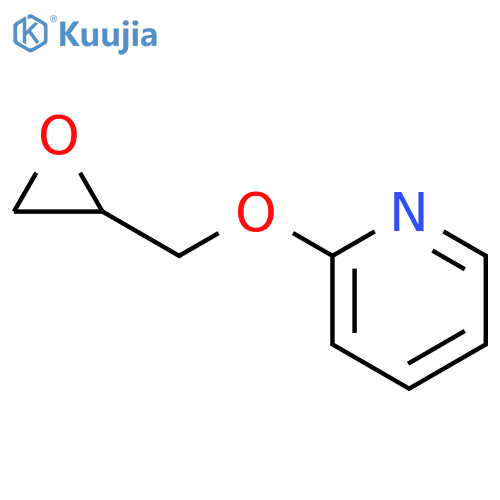 Pyridine, 2-(oxiranylmethoxy)- structure