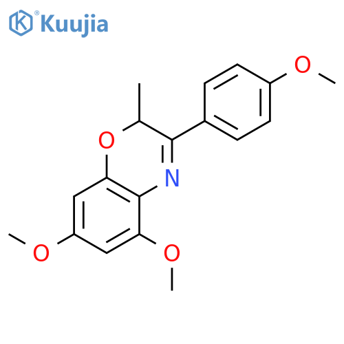 2H-1,4-Benzoxazine, 5,7-dimethoxy-3-(4-methoxyphenyl)-2-methyl- structure