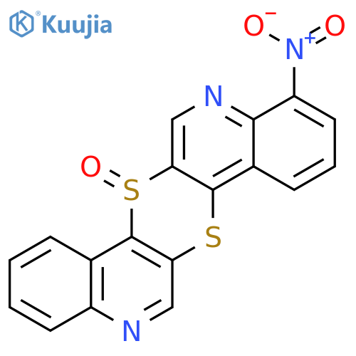 [1,4]DITHIINO[2,3-C:5,6-C']DIQUINOLINE, 4-NITRO-, 7-OXIDE structure