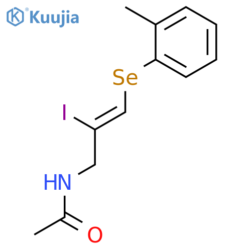 ACETAMIDE, N-[(2Z)-2-IODO-3-[(2-METHYLPHENYL)SELENO]-2-PROPENYL]- structure