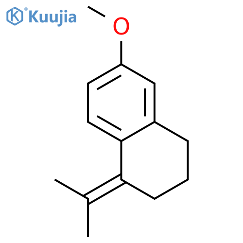 NAPHTHALENE, 1,2,3,4-TETRAHYDRO-6-METHOXY-1-(1-METHYLETHYLIDENE)- structure
