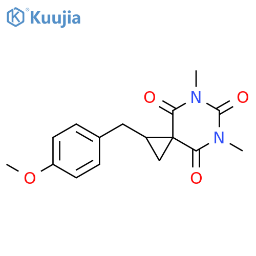 5,7-Diazaspiro[2.5]octane-4,6,8-trione,1-[(4-methoxyphenyl)methyl]-5,7-dimethyl- structure