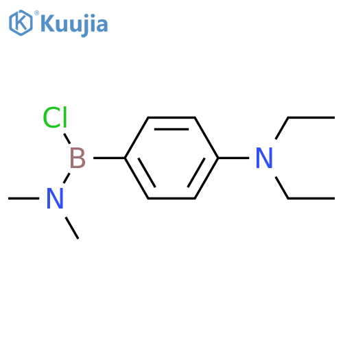 Boranamine, 1-chloro-1-[4-(diethylamino)phenyl]-N,N-dimethyl- structure