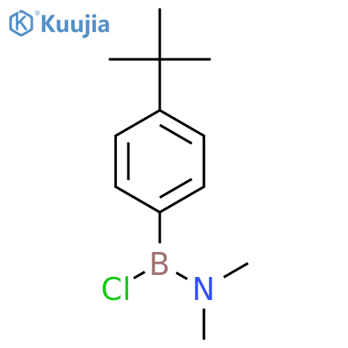 Boranamine, 1-chloro-1-[4-(1,1-dimethylethyl)phenyl]-N,N-dimethyl- structure