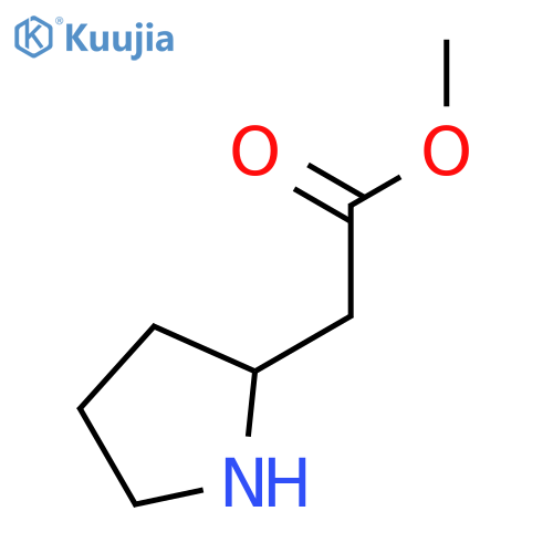 Methyl (R)-2-Pyrrolidineacetate structure