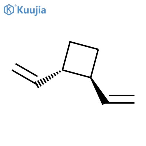 Cyclobutane, 1,2-diethenyl-, (1S-trans)- structure