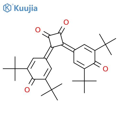 3,4-bis(3,5-di-tert-butyl-4-oxocyclohexa-2,5-dien-1-ylidene)cyclobutane-1,2-dione structure