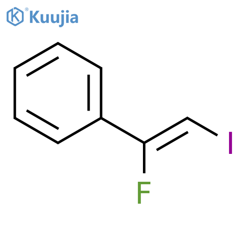 Benzene, [(1Z)-1-fluoro-2-iodoethenyl]- structure